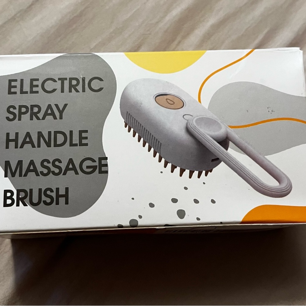 Electric Spray Handle Massage Brush NWT